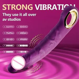Consolador vibrador de punto G para mujer, potente estimulador de clítoris vaginal, sensación de piel suave, juguetes eróticos sexuales, productos para adultos - Product Image 4