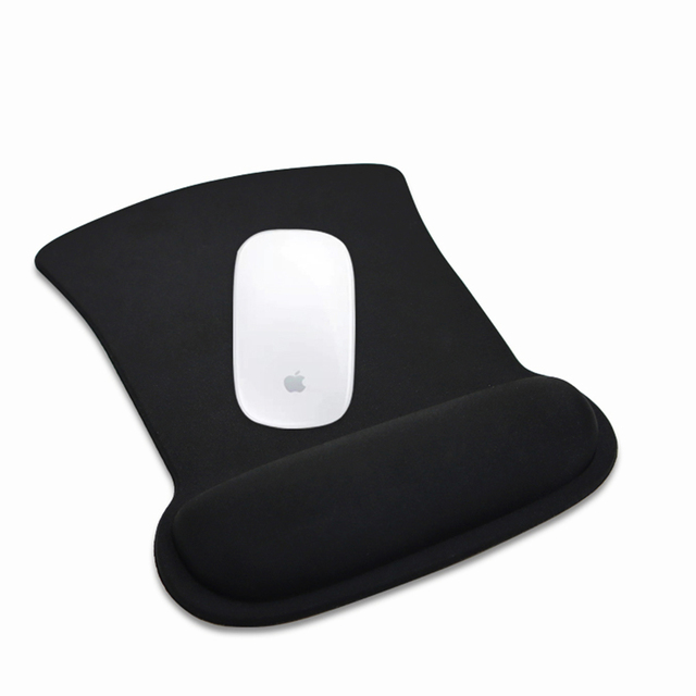Computer Wrist Rest Mouse Mat Anti slip Poron Ergonomic Designed Gel Palm Wrist Rest Support Pressure Relieve Office Mouse Pad