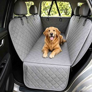 Housse de siège de voiture imperméable pour chien, hamac pour animal de compagnie, coussin de siège auto pour siège arrière, fond rigide, coussin de siège auto antidérapant pour chien - Product Image 5