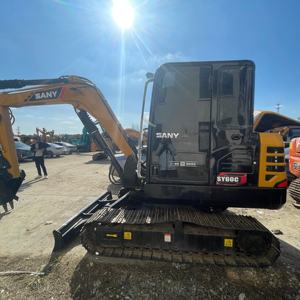 รถขุดมินิ Sany 60C มือสอง คุณภาพสูง ของแท้ รถขุดตีนตะขาบ Sany สำหรับงานจัดสวน - Product Image 1