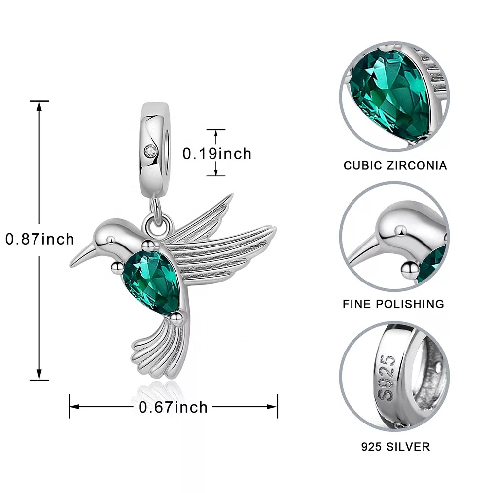 Ciondolo Principe Delle Fate In Argento Sterling - Con Corona