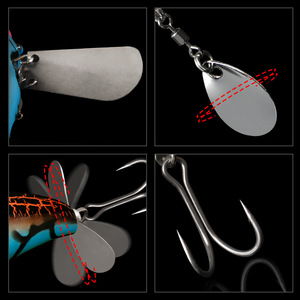 Señuelo de Pesca Wave Craw, Cebo Artificial Metálico Duro de 70 mm y 20 g, Big Splash, <span class=keywords><strong>para</strong></span> Pesca de Bagre - Product Image 3