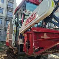 Moissonneuse-batteuse d'occasion 130 CV pour céréales, avec boîte de vitesses motorisée, transmission par engrenages pour maïs, blé, riz, hauteur de travail 2200 mm, haute sécurité