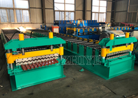 Ligne de production de panneaux de toiture en aluminium, équipement de formage à froid pour tôles de toiture en acier ondulé