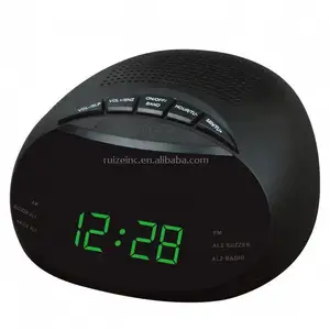 Despertador de soneca led de 0.6 ", com rádio am/fm de pesquisa automática, venda imperdível