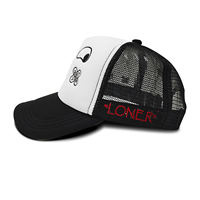 Topi Bisbol 5 Panel Hip Hop Sepeda Pancing Jaring Tracker Pria dengan Logo Custom C187910AL