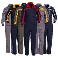 Ensemble veste et pantalon de travail printemps, directement de l'usine, avec logo personnalisé, combinaison de chantier pour mécaniciens automobiles et ouvriers d'atelier