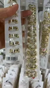 1113 XUPING เครื่องประดับขายส่งแหวนแพ็คแฟชั่นเครื่องประดับแหวนแฟชั่น 14K 18K ทองชุบทองแดงหินแหวน