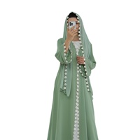 Ensemble Abaya jupe en jersey de qualité supérieure, vêtements de prière islamiques - Jupe longue élastique Hijab Maxi, robe pour femmes musulmanes