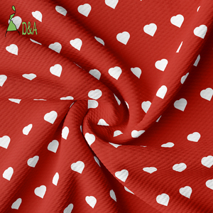 Liverpool Bullet Fabric Love Heart Tela estampada 95% poliéster 5% Spandex Tela para ropa <span class=keywords><strong>de</strong></span> bebé - Product Image 1