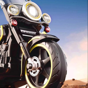 Motocyclette électrique pour enfants, tricycle rechargeable avec télécommande, jouet pour enfants de 1 à 6 ans - Product Image 4