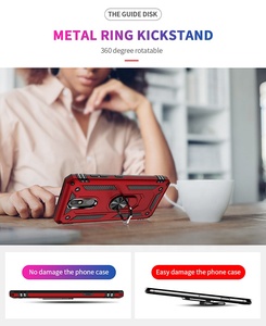 2020 New Model Military Style High Protective Metal Ring Stand Phone Case for <span class=keywords><strong>LG</strong></span> <span class=keywords><strong>Aristo</strong></span> <span class=keywords><strong>4</strong></span> <span class=keywords><strong>Plus</strong></span> Car Mount Case Shell - Product Image 6