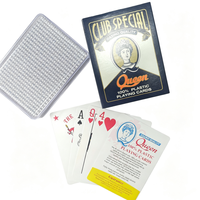 Cartes de poker durables 100% plastique, anti-usure, imperméables, vente en gros pour le divertissement