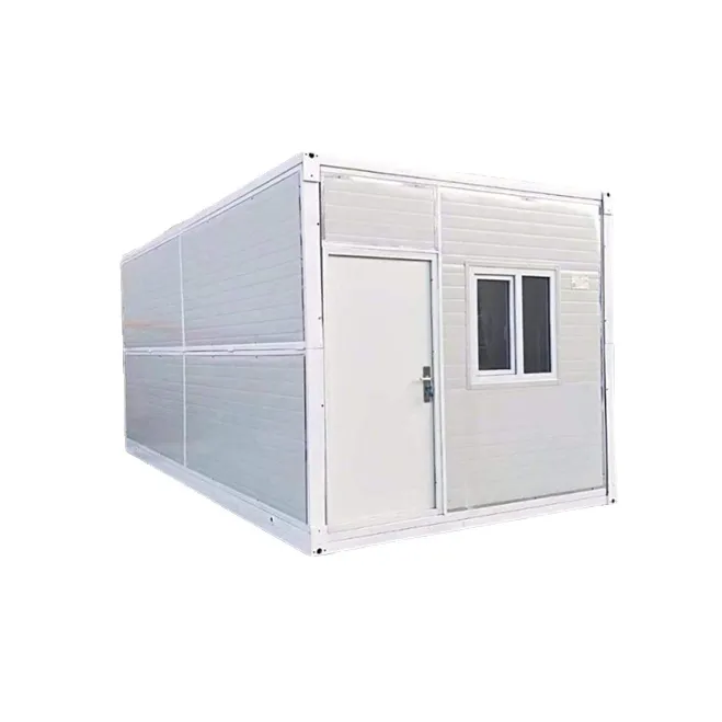 Cina 10ft 40ft menggunakan Modular mewah lipat Flatpack Prefab Mobile Van taman desain rumah 20ft kontainer pengiriman