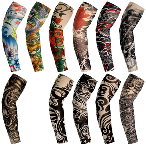 Cubierta de tatuaje para ciclismo, bicicleta, protección UV, <span class=keywords><strong>Mangas</strong></span> de brazo, guantes protectores para hombres y mujeres, <span class=keywords><strong>Mangas</strong></span> de brazo para exteriores - Product Image 4