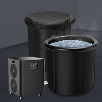 CHILLMEND OEM Baignoire à glace pliable adulte durable Baignoire gonflable portable Seau à dosettes plongeantes pour la maison et l'extérieur Baignoires spa