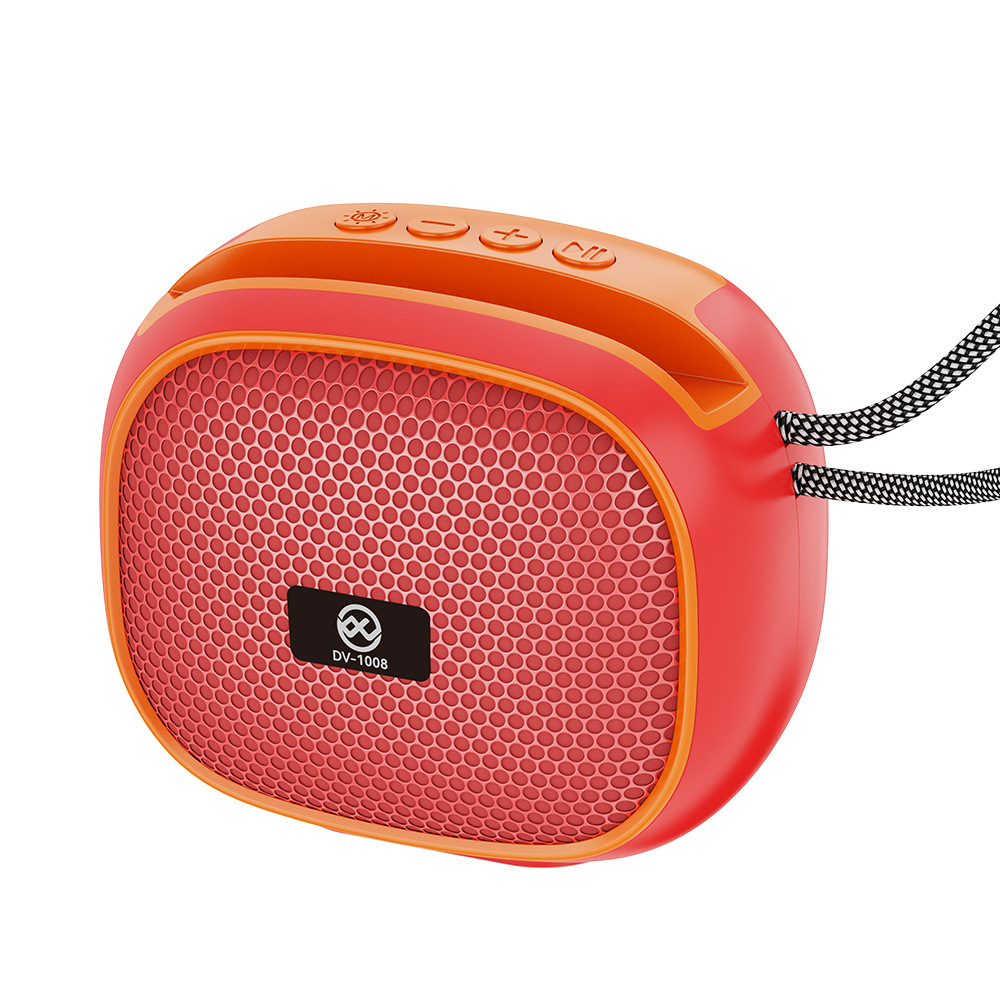 Petit haut-parleur de commerce extérieur-dv-1008-rouge