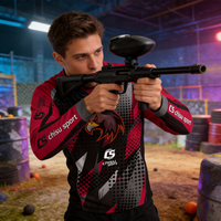 Maßgefertigte Paintball-Trikots 100% Polyester Bedruckte Einfarbige Muster-Teamshirts für Vereine & Teams - Großbestellung Fabrikpreis Hergestellt in China