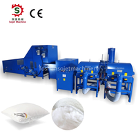 Machine à souffler les fibres pour oreillers entièrement automatique et anti-colmatage |   Remplisseur haute performance Sojet en microfibre Kapok 7D-15D, grande capacité