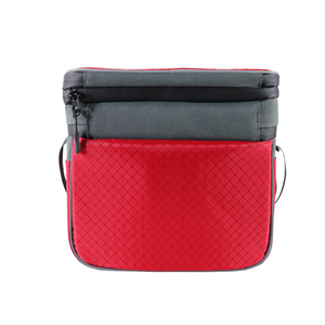 Leakproof Zipper Closure <b>Soft</b> <b>Box</b> Thermal Insulated Nylon Double Deck Adult Lunch Cooler Bag Expandable Custom Logo Senda - Product Image 6