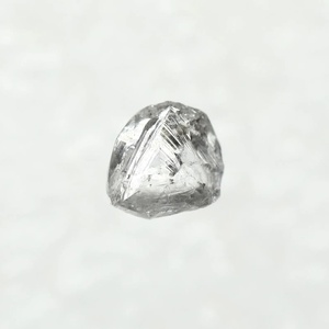 เพชรหายาก 1.13 กะรัต 6.63 x 6.20 x 2.95 มม. เพชรดิบธรรมชาติแบบเกลือและพริกไทย ไม่เจียระไน สำหรับเครื่องประดับเพชรงานแต่งงาน - Product Image 1