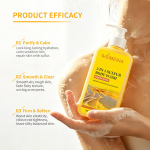 Bagnodoccia di Alta Qualità Anti-Acaro, Purificante e Lenitivo, Dissodante <span class=keywords><strong>per</strong></span> Pori e Acne, Complesso Minerale allo Zolfo 3-in-1, Rassodante - Product Image 3