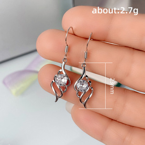 Orecchini Pendenti a Forma di Ali d'Angelo per Donne, Orecchini Geometrici per Uso Quotidiano e Feste, Gioielli alla Moda - Product Image 5