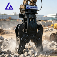 Cizalla Rotatoria para Concreto Montada en Excavadora con Giro de 360 Grados °   Rotación para el Procesamiento de Concreto y Separación de Varillas Corrugadas