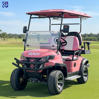 Voiturette de golf électrique CAMP personnalisable 4 places homologuée pour la route avec batterie au lithium et plateau de chargement, directement de l'usine