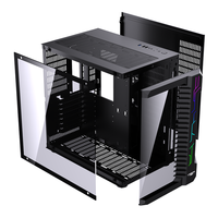 LOVINGCOOL Boîtier PC ATX personnalisé Boîtier de jeu Boîtier PC Gamer Châssis Boîtier de bureau Boîtier d'ordinateur en verre trempé pleine tour
