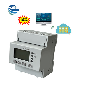 Din Rail trực tiếp đo lường hiện tại năng lượng mét RS485 modbus Bi-directional kênh đôi DC Power Meter điện Meter - Product Image 1