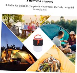 Lámpara Solar LED para Camping, Recargable por USB, Bombilla para Tienda de Campaña, Lámpara Portátil para Barbacoa, Senderismo, Emergencias, 80 SMD IP65 - Product Image 5