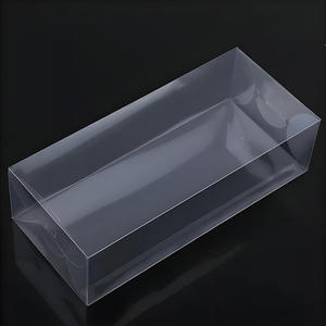 מותאם אישית בצורת פלסטיק שקוף גבוהה לחיות מחמד מיכל פלסטיק עמיד ומכלים אלגנטיים - Product Image 3