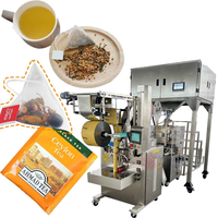 Machine d'emballage ultrasonique de sachet pyramidal de feuilles de thé de 1G 3G 5G Machine à emballer remplissante de sachet filtre de thé vert de fines herbes