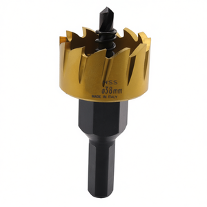 Lame de scie cloche Ttake Hss 38 mm, revêtement titane, pour perçage du métal et du bois - Product Image 2