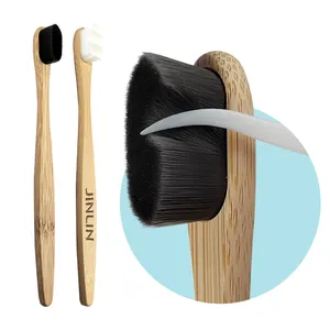 Brosse à dents extra douce nano avec logo personnalisé en micro bambou OEM 12000 poils Vente en gros très vendue