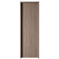 Portes intérieures en bois de style industriel minimaliste, nouveau design 2026, pour maisons, surface finie en bois massif