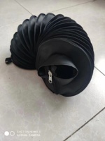 Bouclier de protection en nylon flexible anti-poussière couvercle de soufflet de tige de cylindre pour bouclier d'orgue de tour CNC