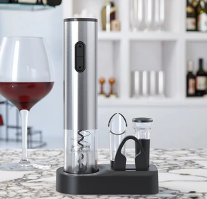 Abridor de botellas de <span class=keywords><strong>vino</strong></span> eléctrico de alta calidad con función recargable Artefacto de apertura de <span class=keywords><strong>vino</strong></span> de metal automático en caja de regalo elegante - Product Image 2