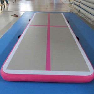 Tapis de gymnastique <span class=keywords><strong>AirTrack</strong></span> avec logo personnalisé piste gonflable avec sac de rangement - Product Image 4
