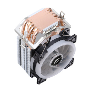 QiuzAim 6 히트 파이프 <span class=keywords><strong>CPU</strong></span> 쿨러 조용한 90 mm 데스크탑 PC 냉각 팬 조명 AMD 1700 인텔 1151 1156 1366 1200 마더 보드 - Product Image 3
