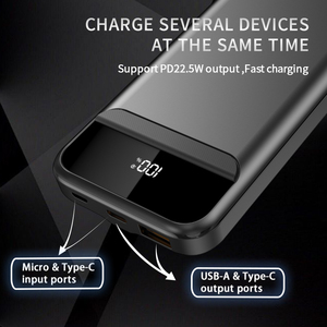 Sạc dự phòng in logo tùy chỉnh <span class=keywords><strong>10000mAh</strong></span> làm quà tặng, sạc dự phòng di động cho điện thoại 20000mAh - Product Image 3