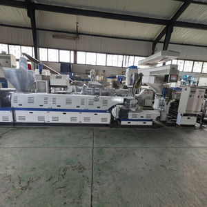 آلة جديدة لإعادة تدوير رقائق البلاستيك PE و PP بمرحلة واحدة أو مرحلتين، ماكينة بثق وتحبيب البلاستيك لصنع الحبيبات - Product Image 2