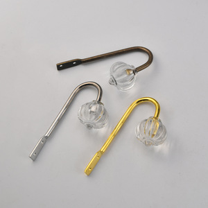 <b>Wall</b> Mounted Coat <b>Hook</b> Single <b>Hook</b> Cast Iron Antique Bronze Gold Silver Round Shape For Behind Doors Or On <b>Walls</b> - Product Image 2