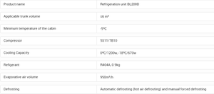 Tiết kiệm năng lượng Máy làm lạnh Hệ thống 10-50hp cao <span class=keywords><strong>cop</strong></span> 3.2 công nghiệp sử dụng 380V 50Hz 60Hz trên toàn thế giới vận chuyển bl200d xe tải lạnh - Product Image 5