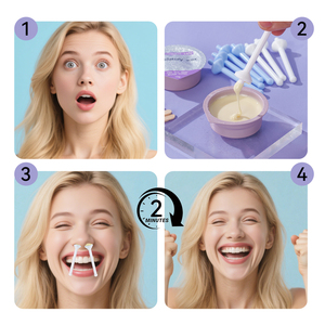 Factory Supply Double Boiler Needed Microwave Safe Fast Melting Depilatory <b>Wax</b> <b>Kit</b> for Facial and Nose Hair Removal - Product Image 6
