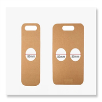 Porte-gobelet en papier kraft à double paroi jetable personnalisé, non enduit, impression numérique, manche de gobelet, plateau pour aliments, sandwich