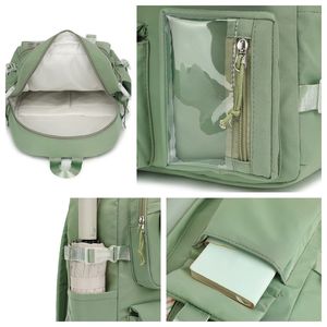 थोक लैपटॉप स्कूल बैग से परे किशोर यात्रा थैली एक कुत्ते की बड़ी क्षमता वाली लड़की स्कूल बैकपैक बैग ब्लू - Product Image 5