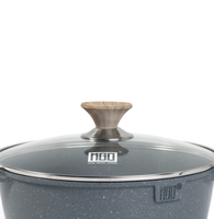 MGC Kitchen Classic Romanian Series, ensemble de casseroles à soupe antiadhésives en marbre, ustensiles de cuisine pour induction, fond durable en céramique et aluminium, pour la maison