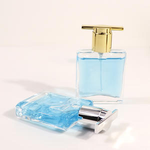 Venta al por Mayor de Botellas de Vidrio Cuadradas de 30 ml y 100 ml para Perfumes y Cosméticos, Botellas Transparentes Vacías Recargables con Clip - Product Image 3